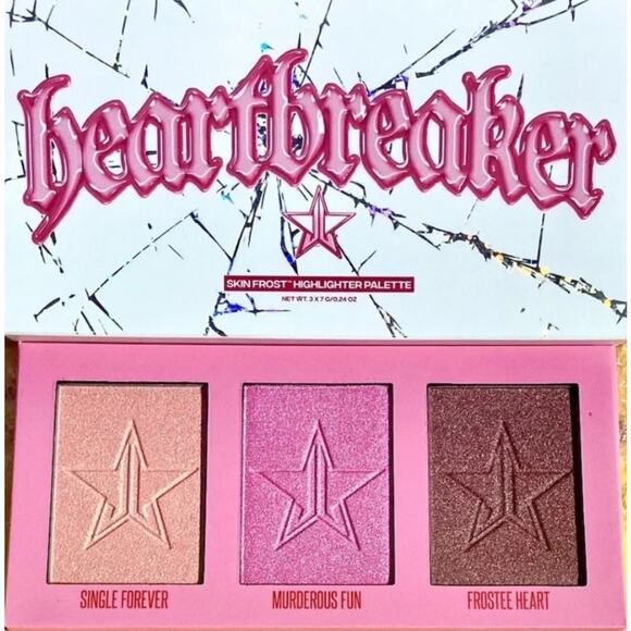 NIB Jeffrey Star Heartbreaker Skin Frost Highlighter Palette - Picture 1 of 8
